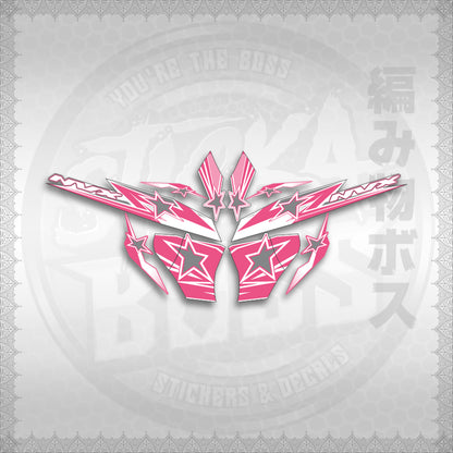 STICKER DECALS for AEROX 155 V2 FOR WHITE (AV220STAP) By STICKABOSS (SOFIE LAMINATED WATERPROOF)