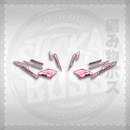 STICKER DECALS for AEROX 155 V1 THAI (AV1BLSI20) By STICKABOSS (SOFIE LAMINATED WATERPROOF)