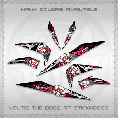 BEAT FI V2 DECALS (2026 NEW RCB 2.0 DESIGN) STICKER KITS BY STICKABOSS