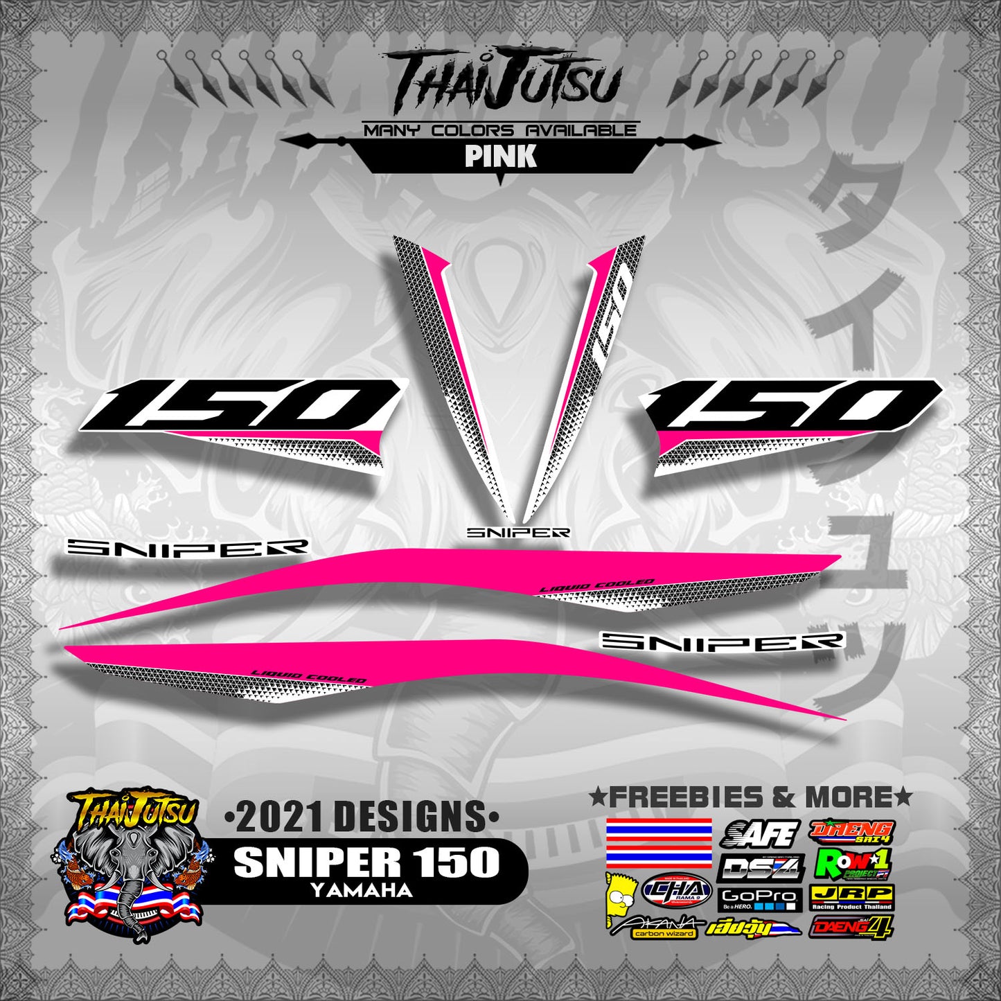 SNIPER 150 DECALS ( 2021 DESIGNS )【WITH FREEBIES】
