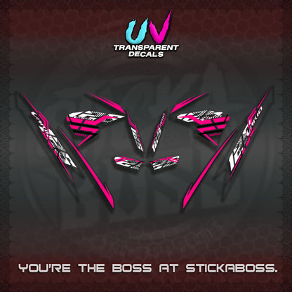 CLICK V2 VARIO UV TRANSPARENT DECALS (2026 SHARP LINES 01)STICKER DECALS By STICKABOSS