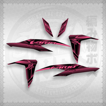 CLICK 125 / 150 V3 ( VARIO JRP ) STICKER DECALS By Stickaboss