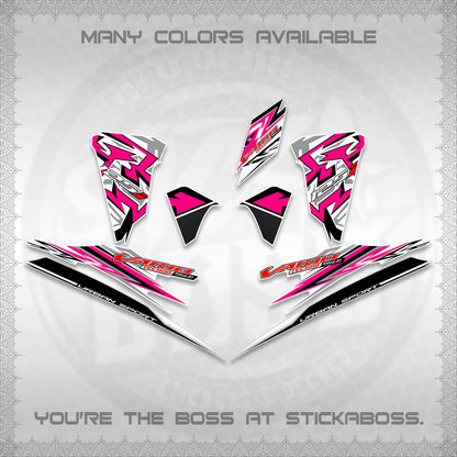 CLICK 125 V2 FOR WHITE INDO-MALAY VARIO DECALS (2026 CUSTOM V001 DESIGN)STICKER DECALS By STICKABOSS