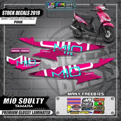 Mio Soulty Stock Decals ( 2019 Design )【WITH FREEBIES】