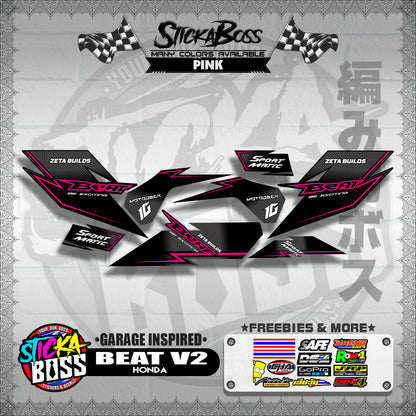 BEAT V2 DECALS ( GARAGE INSPIRED )【WITH FREEBIES】
