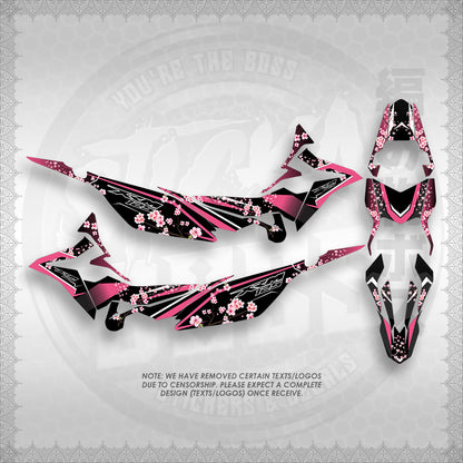 STICKER DECALS FOR XRM 125 FI FULL DECALS (X125FSAIN) By STICKABOSS (SOFIE LAMINATED WATERPROOF)