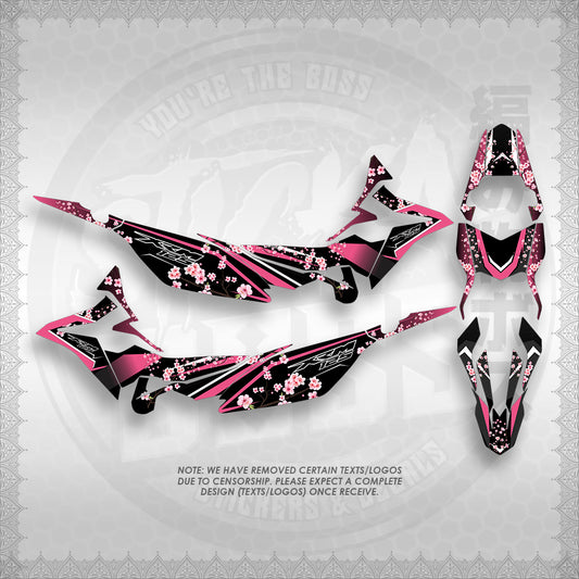 STICKER DECALS FOR XRM 125 FI FULL DECALS (X125FSAIN) By STICKABOSS (SOFIE LAMINATED WATERPROOF)