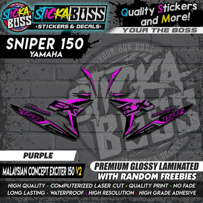 SNIPER 150 Stock Decals 【 MALAYSIAN CONCEPT EXCITER 150 V2 】