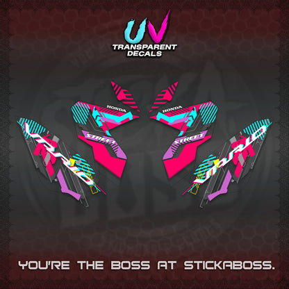 CLICK 125 V3 VARIO UV TRANSPARENT DECALS (2026 STREET STYLE EDITION) STICKER DECALS By STICKABOSS