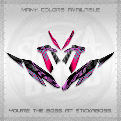 CLICK 125 V4 MALAYSIAN VARIO DECALS (2020 DESIGN) STICKER DECALS By STICKABOSS