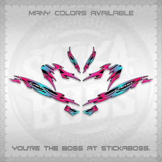 CLICK 125 V4 INDO VARIO DECALS (2026 NUSANTARA STRIPING) STICKER DECALS By STICKABOSS