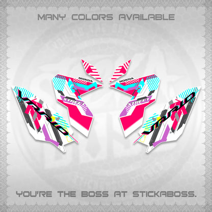 CLICK 125 V3 VARIO FOR WHITE DECALS (2026 STREET STYLE EDITION) STICKER DECALS By STICKABOSS