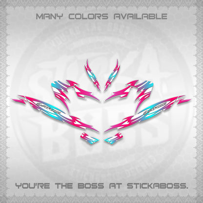 CLICK 125 V4 INDO VARIO FOR WHITE DECALS (2026 NUSANTARA STRIPING) STICKER DECALS By STICKABOSS