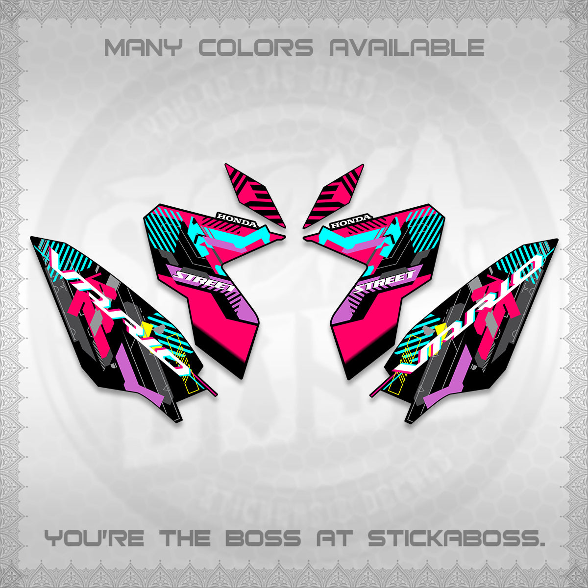 CLICK 125 V3 VARIO DECALS (2026 STREET STYLE EDITION) STICKER DECALS By STICKABOSS