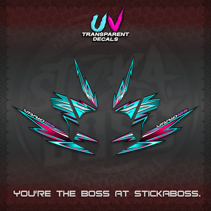 CLICK 125 V4 INDO VARIO UV TRANSPARENT DECALS (2026 VANDOREN STYLE) STICKER DECALS By STICKABOSS