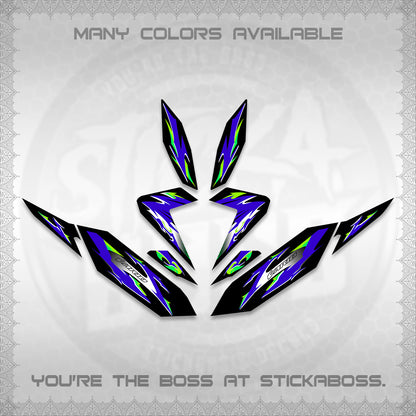 CLICK 125 V4 VARIO DECALS (2026 MODERN TRIBAL DESIGN) STICKER KITS By STICKABOSS