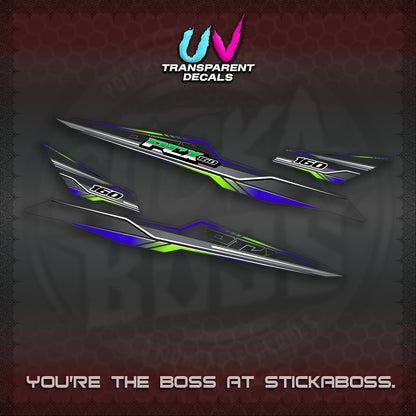 PCX 155 160 UV TRANSPARENT INDO DECALS (P007 NEW DESIGN)STICKER DECALS By STICKABOSS