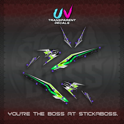 CLICK V2 UV TRANSPARENT VARIO DECALS (MOTIF POLET SAKURA DESIGN)STICKER DECALS By STICKABOSS