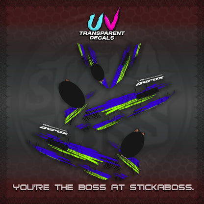 AEROX V2 DECAL(STUFF TOY 2 TONE)STICKER DECALS By STICKABOSS