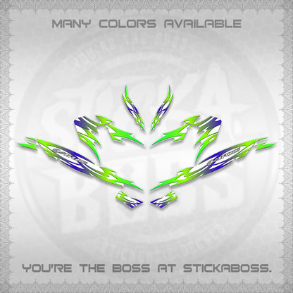 CLICK 125 V4 INDO VARIO FOR WHITE DECALS (2026 NUSANTARA STRIPING) STICKER DECALS By STICKABOSS