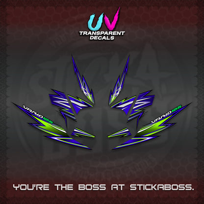 CLICK 125 V4 INDO VARIO UV TRANSPARENT DECALS (2026 VANDOREN STYLE) STICKER DECALS By STICKABOSS