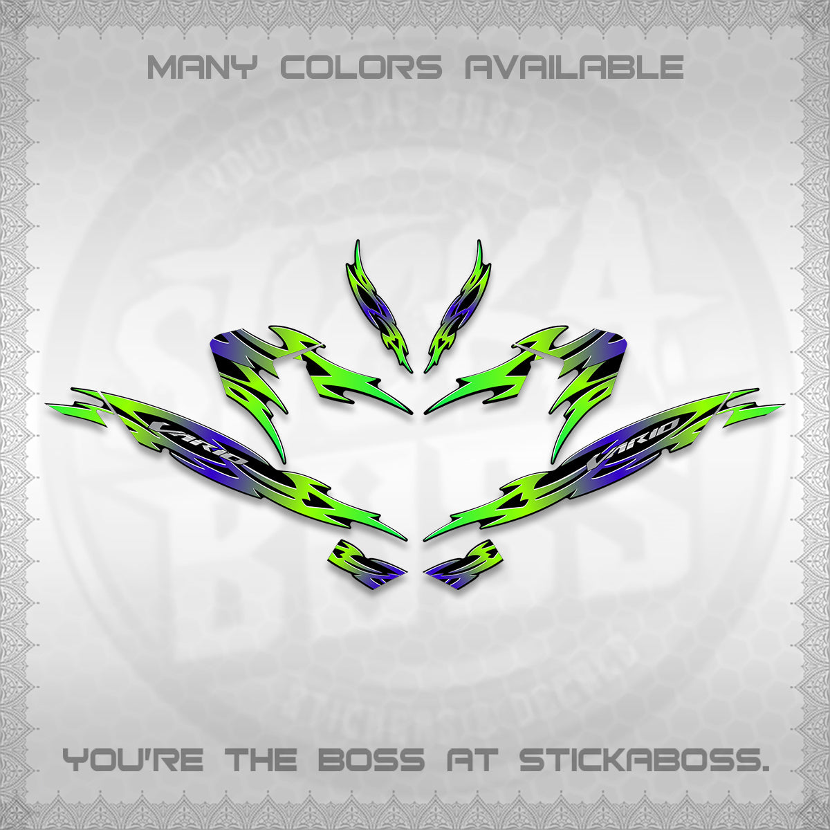CLICK 125 V4 INDO VARIO DECALS (2026 NUSANTARA STRIPING) STICKER DECALS By STICKABOSS