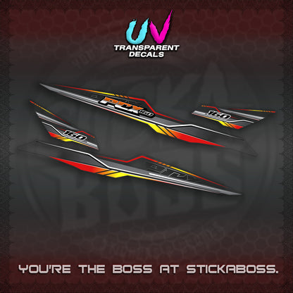 PCX 155 160 UV TRANSPARENT INDO DECALS (P007 NEW DESIGN)STICKER DECALS By STICKABOSS