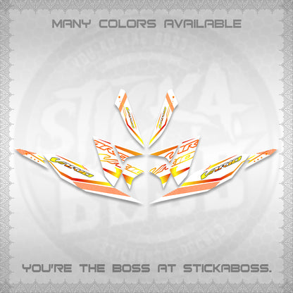 CLICK 125 V4 VARIO DECALS (2026 WHITE EDITION DESIGN) STICKER KITS By STICKABOSS