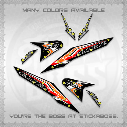 CLICK V2 VARIO DECALS (MOTIF POLET SAKURA DESIGN)STICKER DECALS By STICKABOSS