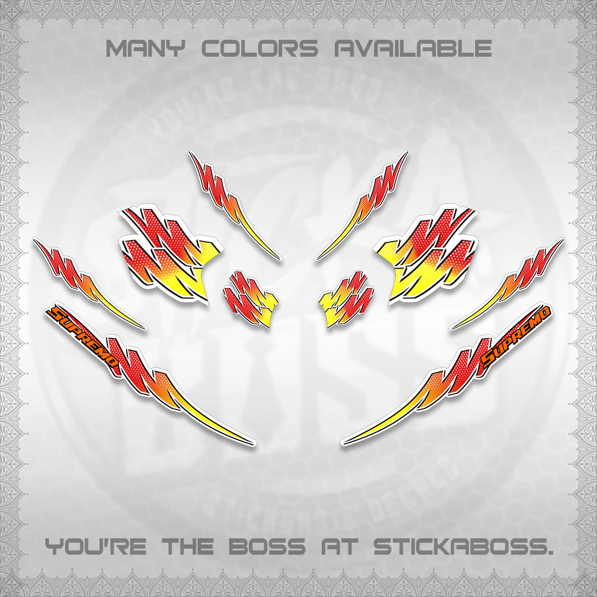 ADV 160 FOR WHITE STRIPING (2 TONE PUTRA VIRDIAN)STICKER DECALS BY STICKABOSS