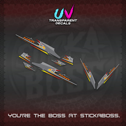 NMAX V1 THAI-INDO  UV TRANSPARENT DECALS (THMI 02 DESIGN)STICKER DECALS By STICKABOSS