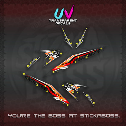 CLICK V2 UV TRANSPARENT VARIO DECALS (MOTIF POLET SAKURA DESIGN)STICKER DECALS By STICKABOSS