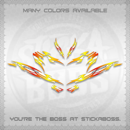 CLICK 125 V4 INDO VARIO FOR WHITE DECALS (2026 NUSANTARA STRIPING) STICKER DECALS By STICKABOSS