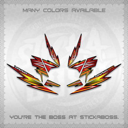 CLICK 125 V4 INDO VARIO DECALS (2026 VANDOREN STYLE) STICKER DECALS By STICKABOSS