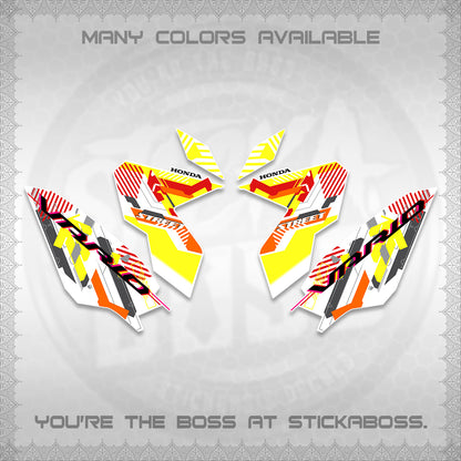 CLICK 125 V3 VARIO FOR WHITE DECALS (2026 STREET STYLE EDITION) STICKER DECALS By STICKABOSS