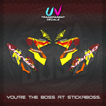 CLICK 125 V3 VARIO UV TRANSPARENT DECALS (2026 STREET STYLE EDITION) STICKER DECALS By STICKABOSS