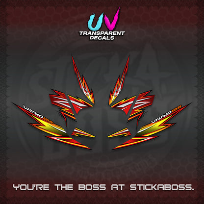 CLICK 125 V4 INDO VARIO UV TRANSPARENT DECALS (2026 VANDOREN STYLE) STICKER DECALS By STICKABOSS