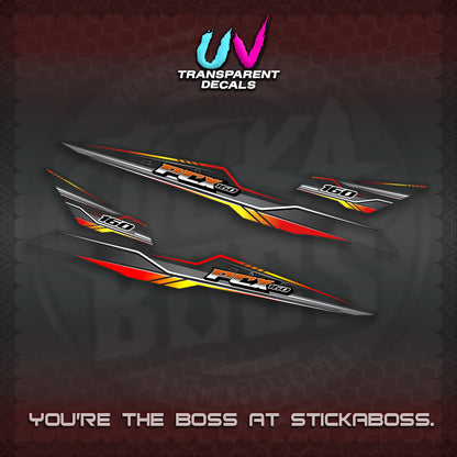 PCX 155 160 UV TRANSPARENT INDO DECALS (P007 NEW DESIGN)STICKER DECALS By STICKABOSS
