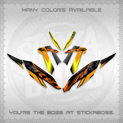 CLICK 125 V4 MALAYSIAN VARIO DECALS (2020 DESIGN) STICKER DECALS By STICKABOSS