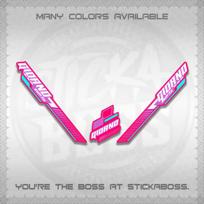 GIORNO DECALS (2026 RACING CAR  PATTERN)STICKER DECALS BY STICKABOSS