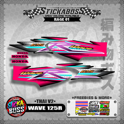 HONDA WAVE 125 R ( THAI V2 ) 【WITH FREEBIES】