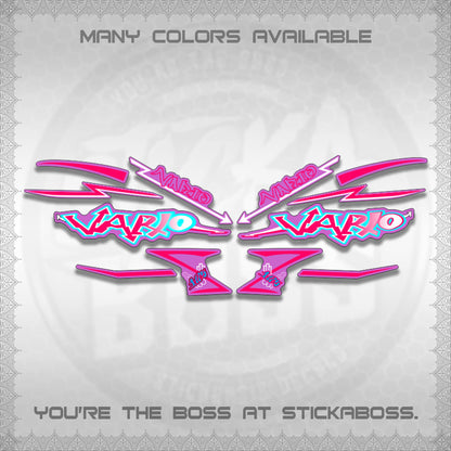 CLICK V2 INDO/MALAY VARIO DECALS (GRAFITY VARIO MOTIF)STICKER DECALS BY STICKABOSS