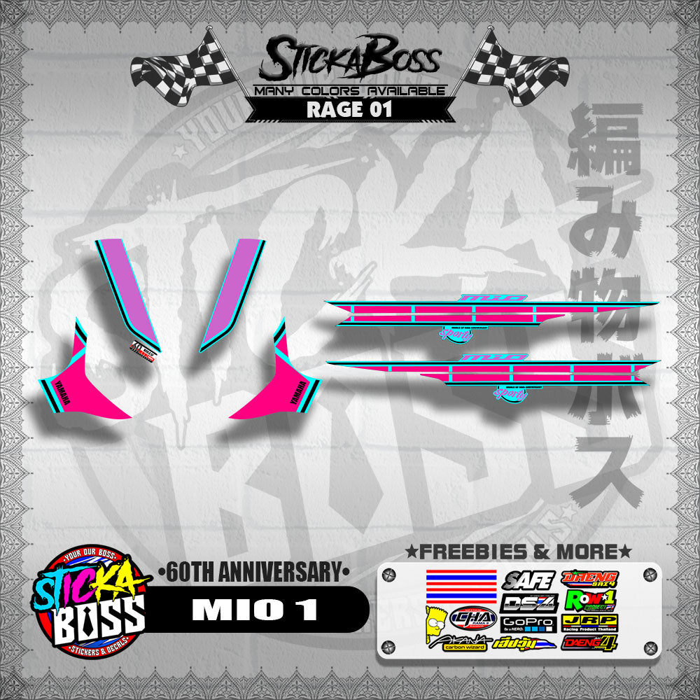 MIO 1 DECALS ( 60TH ANNIVERSARY )【WITH FREEBIES】