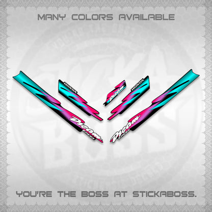 HONDA DREAM EXCESS STOCK DECALS (001 Design)STICKER DECALS By STICKABOSS (Copy)