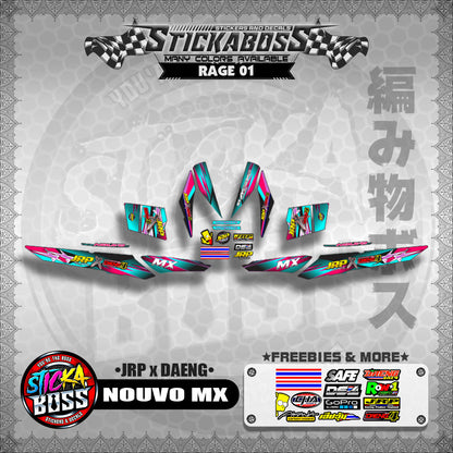 NOUVO MX Decals ( JRP x DAENG )【WITH FREEBIES】