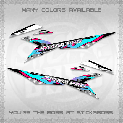 RAIDER PRO SATRIA DECALS (2026 NTN N19) STICKER DECALS BY STICKABOSS (Copy)