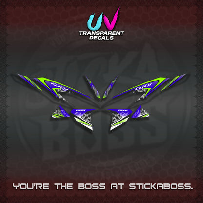 CLICK V2 UV TRANSPARENT DECALS (125-150 TRIBAL VIETNAM)STICKER DECALS By STICKABOSS