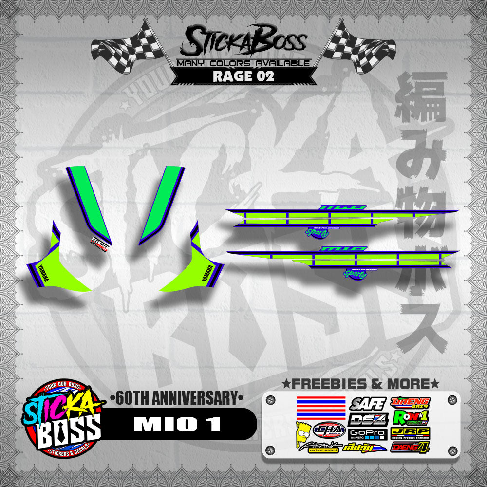 MIO 1 DECALS ( 60TH ANNIVERSARY )【WITH FREEBIES】