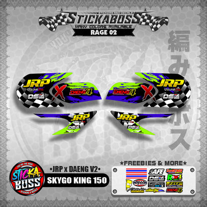 SKYGO KING 150 DECALS ( JRP x DAENG V2 )【WITH FREEBIES】