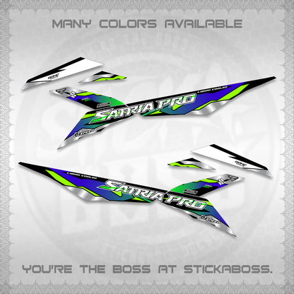 RAIDER PRO SATRIA DECALS (2026 NTN N19) STICKER DECALS BY STICKABOSS (Copy)